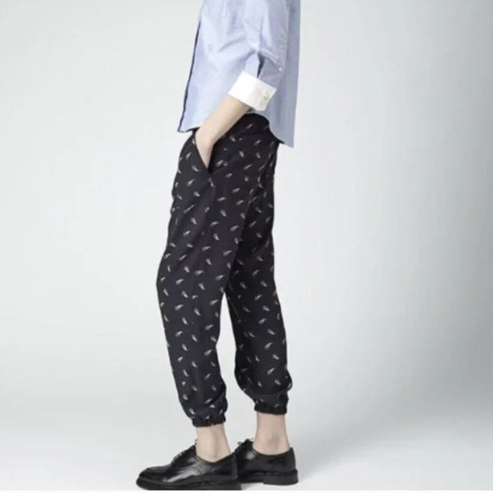 BOY by Band of Outsiders Silk Jogger Pants Women's sz 3/ US M-L Lounge Comfort